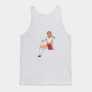 cat girl Tank Top